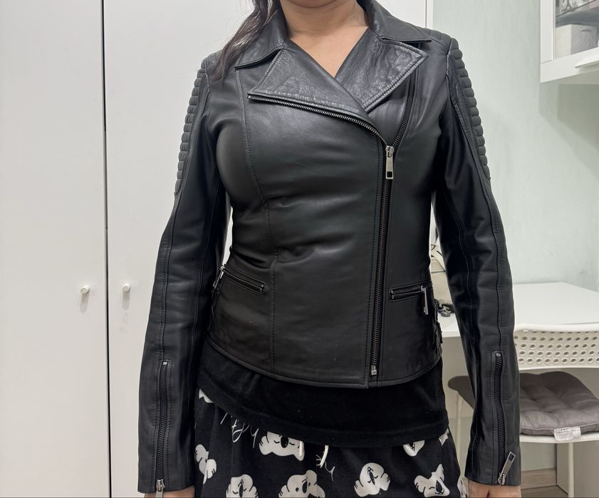 Натуральная кожаная куртка