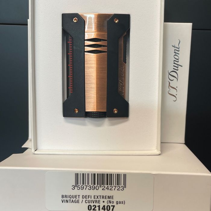 Оригинална запалка ST Dupont Defi Brushed Copper Гаранция Нова