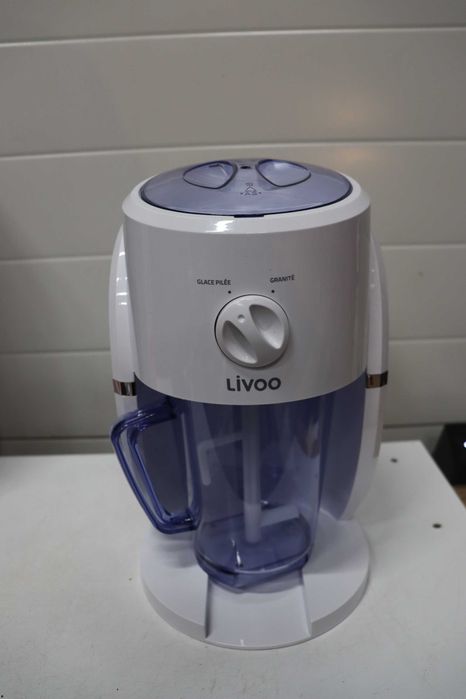 LIVOO 2 в 1 машина за натрошен лед, 1,1 литра, бяла