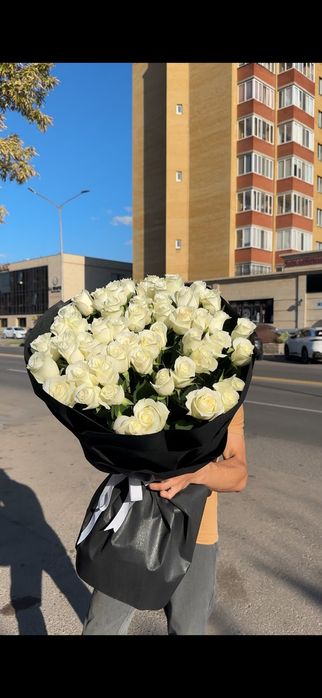 Цветы , 51 101 роза премиум качество