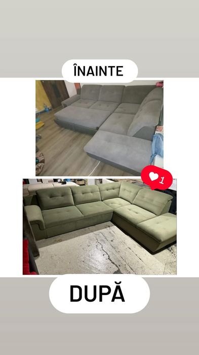 Retapițare canapele colțare paturi scaune etc