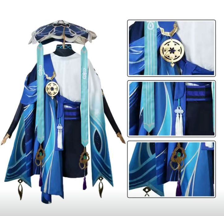 косплей Genshin Impact на странника