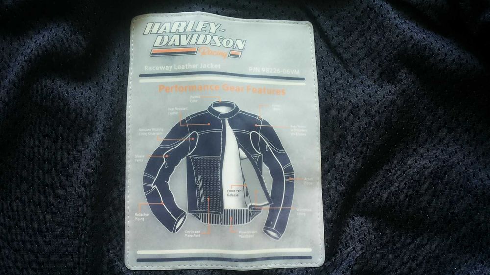 HARLEY DAVIDSON Racing Leather Jacket размер 3XL мото яке 8-27