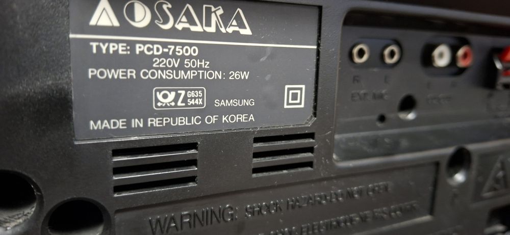 Radiocasetofon Osaka