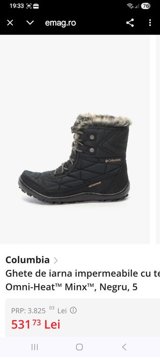 COLUMBIA Ghete de iarna 36