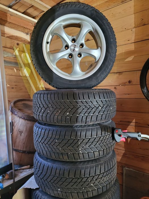 Jenti aluminiu cu anvelope