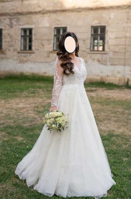 Vand rochie de mireasa Demetrios style 1546, Ivory, marime 36-38