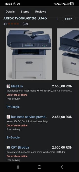 xerox 3345 • Anunturi gratuite • OLX.ro