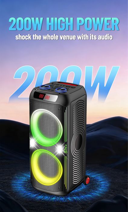(200W) Sing-e ZQS-S6610 Party Speaker - мощная колонка