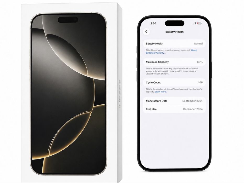 iPhone 16 Pro Max 512 GB, цвят Natural Titanium