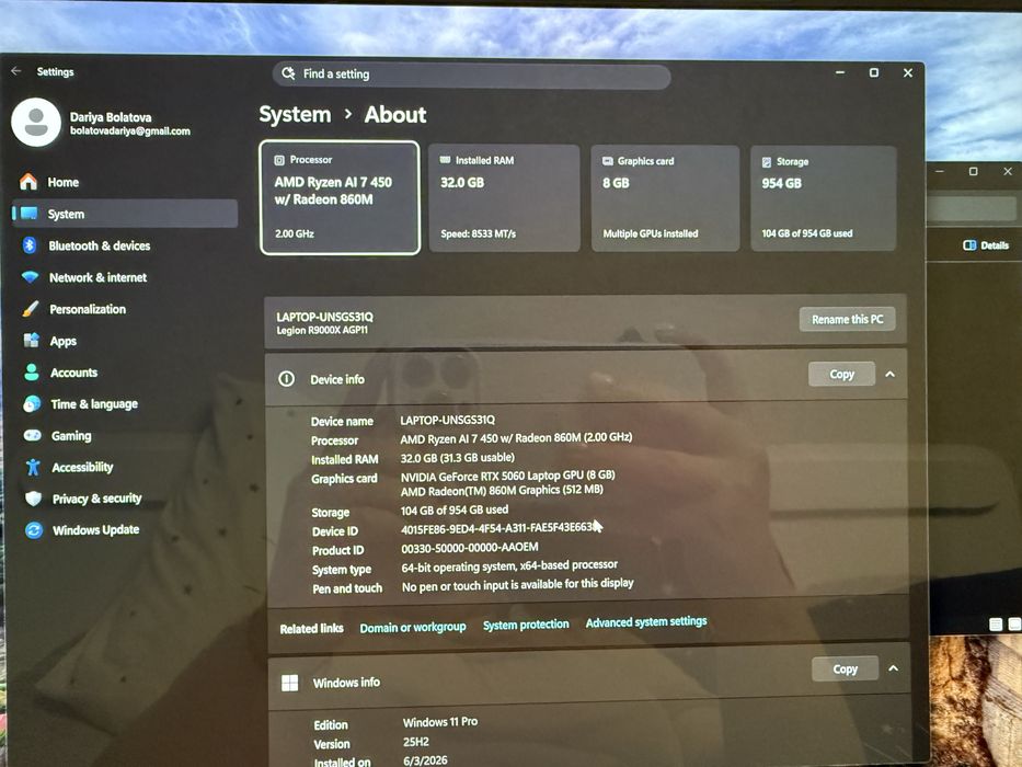 Lenovo Legion 7