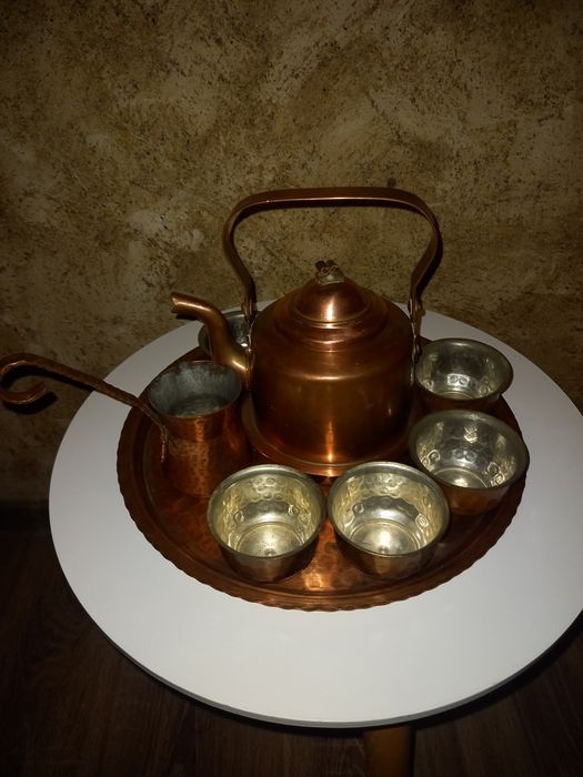 Меден сервиз за греяна ракия чай кафе