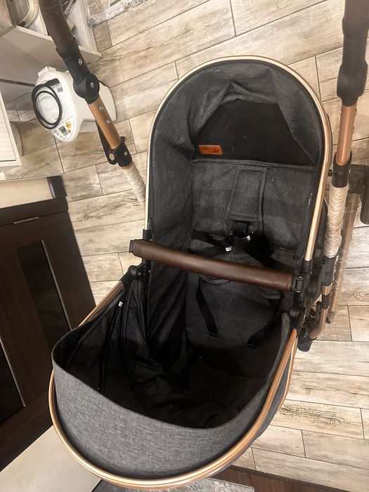 Коляска 3 в 1 Teknum, черный, серый