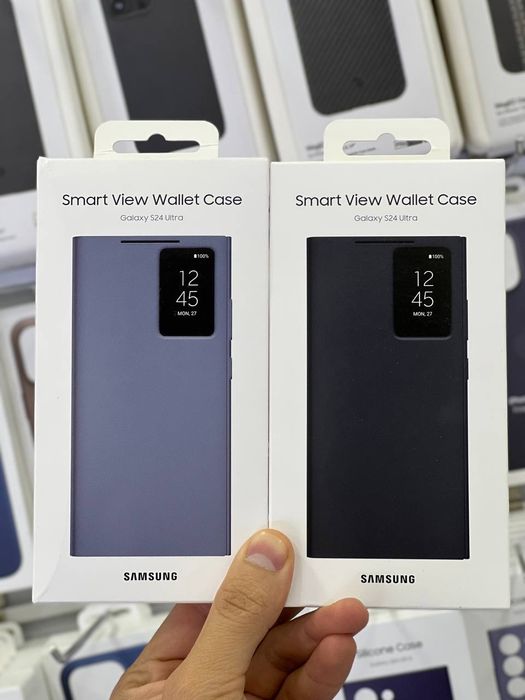 Чехол, Chexol S24 Ultra Smart View Wallet Case