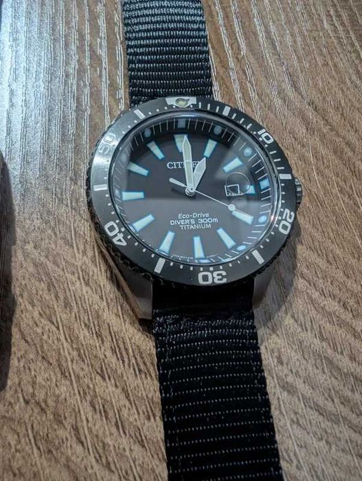 Citizen Royal Marines Commando 350 Titanium