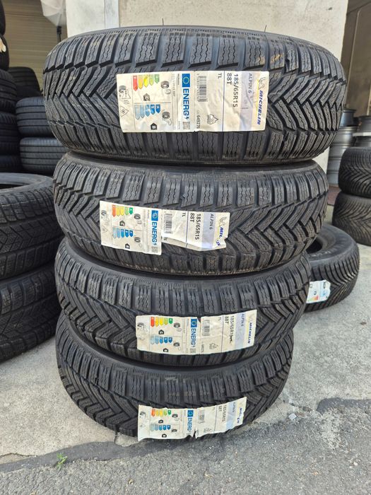 4 Anvelope M+S IARNA - 185/65/15 - Michelin Alpin 6 - NOU - DOT 2021 !