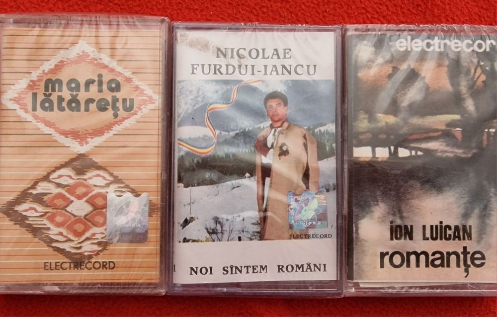 Muzica Populara Românească -3 casete ELECTRECORD Sigilate!