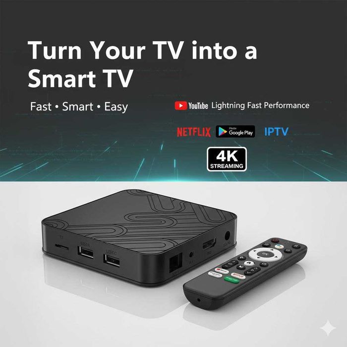 Z8 Pro Android TV Box 4GB/32GB | 8K | Smart TV | IPTV tayyor
