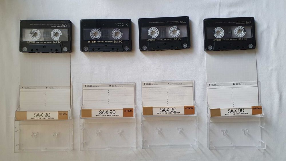 Аудио касети TDK SA-X90, TDK SA-X60, TDK SA-X100