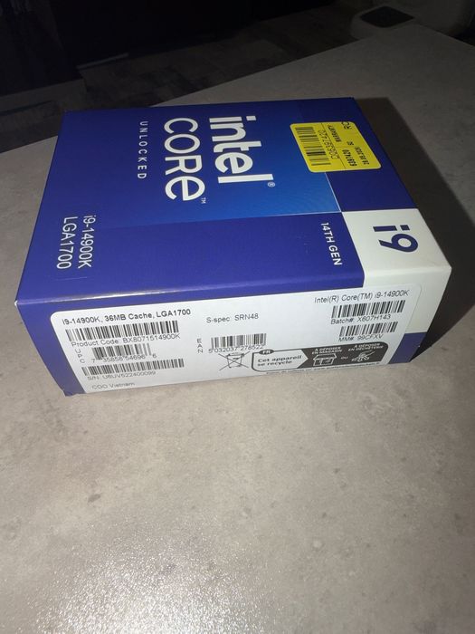 Vand procesor Intel Core i9 14900K, nou, sigilat.