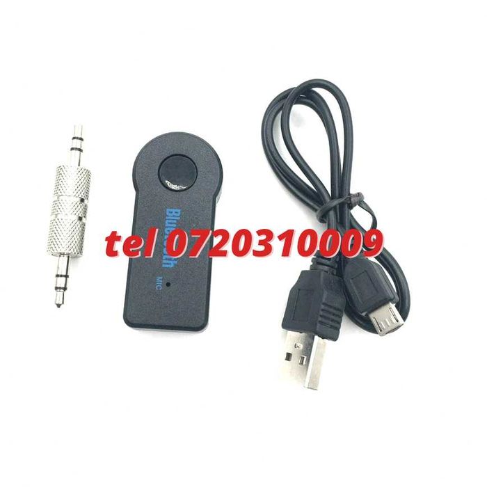 Receptor Kit Auto Multimedia Autoturism 3.5 Mm Wireless / Bluetooth Auto Auxiliar X6 Wifi Pentru Conectare Si Redare Audio Pe Echipamente Compatibile