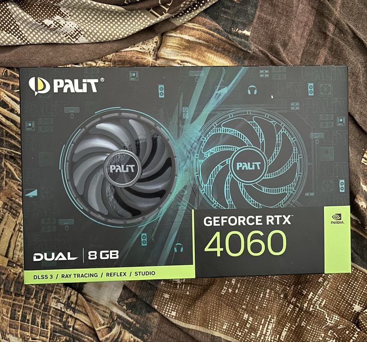 Видеокарта RTX 4060 - DUAL 8GB