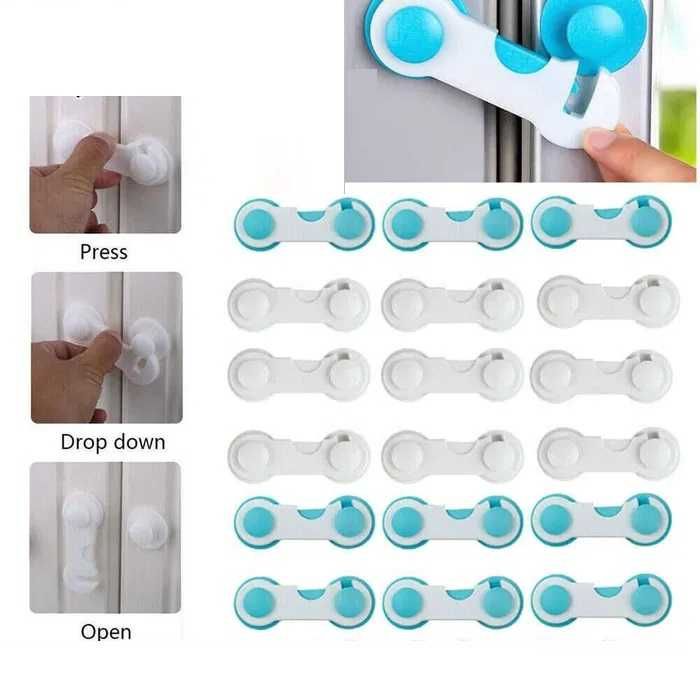 Blocatoare usi copii, 10 bucati, Noi ambalate!