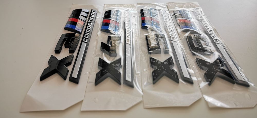 Emblema Logo Bmw X3 X4 X5 X6 M COMPETITION X5M Competition