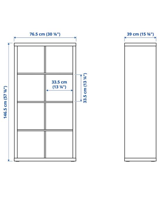 Kallax gri Ikea fără zgârieturi