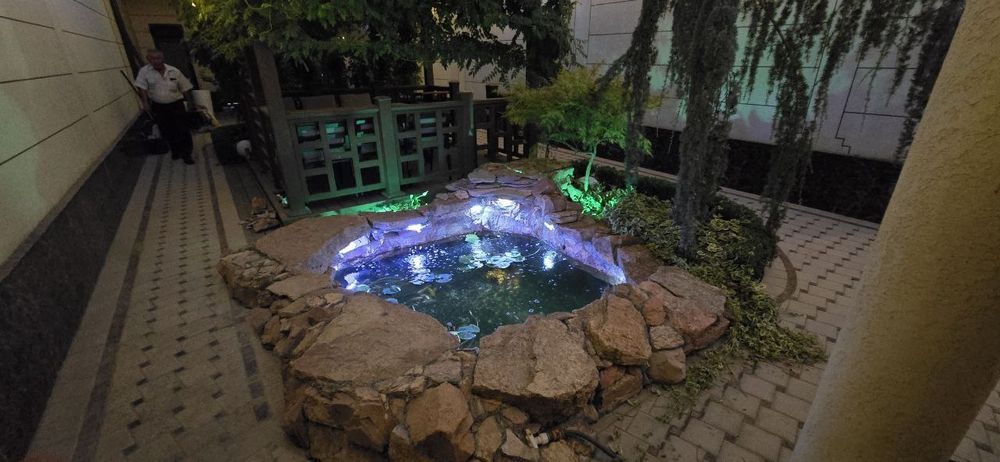 Пруд можно для рыбок шаршара водопад