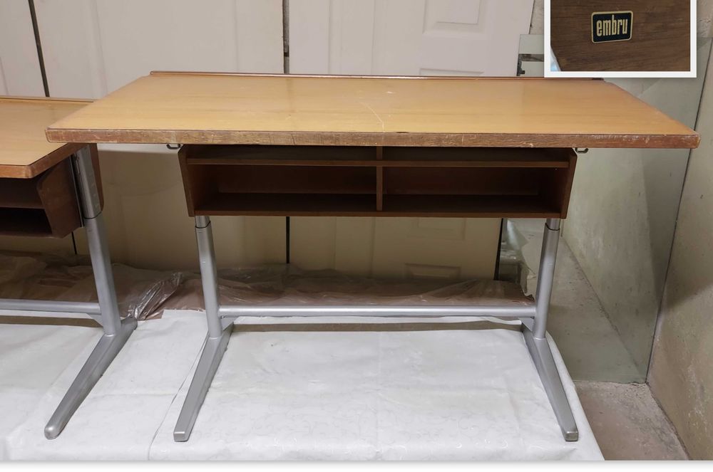 Ученически бюра. Антикварна стойност. EMBRU Swiss. 8 бр.