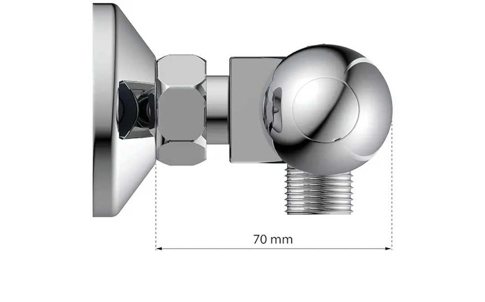 Модерен, дизайнерски термостатен смесител.