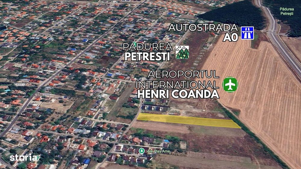Teren Intravilan – 5.187mp – Corbeanca – P+2E+M