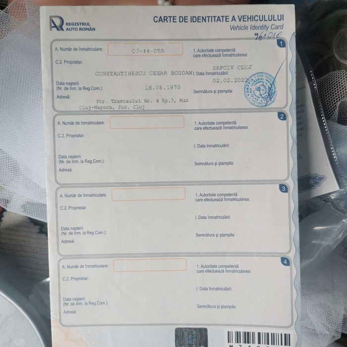 Vind mașina Smart pt. programul rabla 500 euro