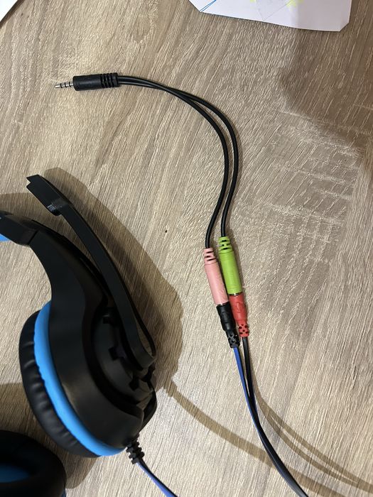 Гейминг слушалки Fury Wildcat с Адаптер