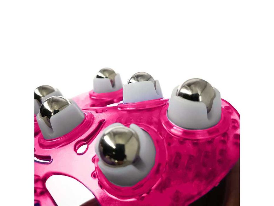 Manusa masaj 9 bile metalice rotative pentru relaxare stimulare drenaj