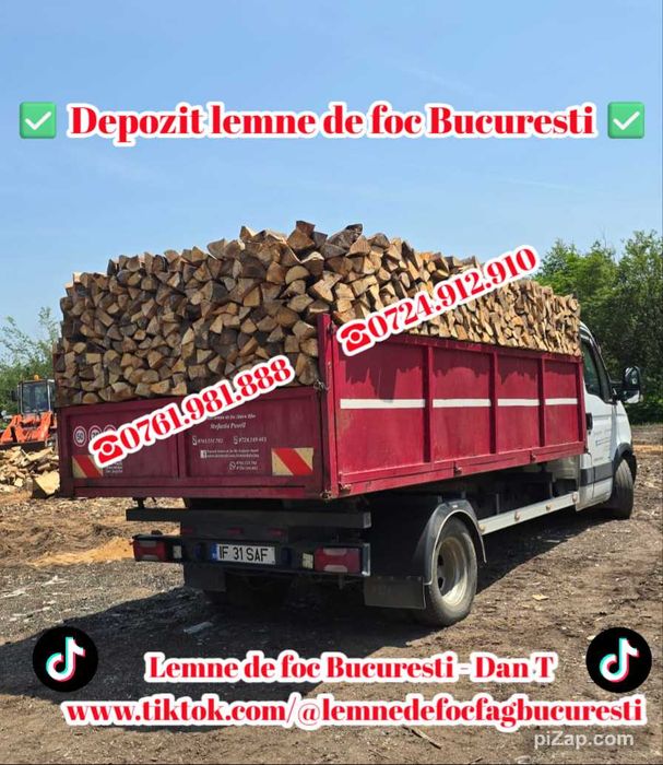 Lemne de foc din fag, esență tare, de calitate , tăiate și crăpate