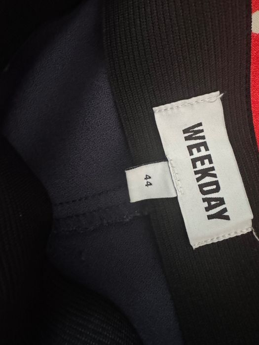 Жесток широк панталон WEEKDAY, 44 размер/ XL