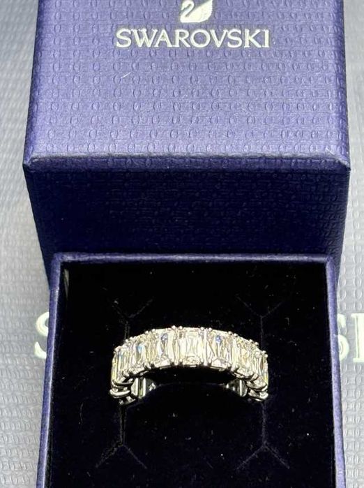 Inel Swarovski Matrix Vittore Baguette - nou, in cutie