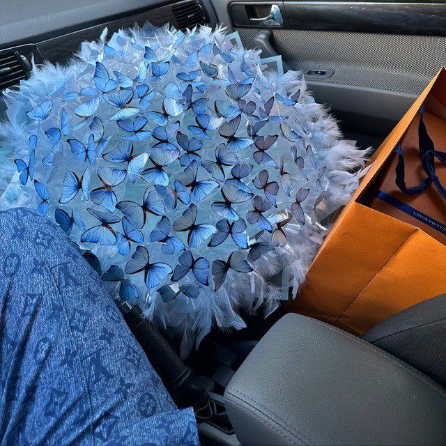 Buket Kapalakli Букет из бабочек (21 101,gacha)