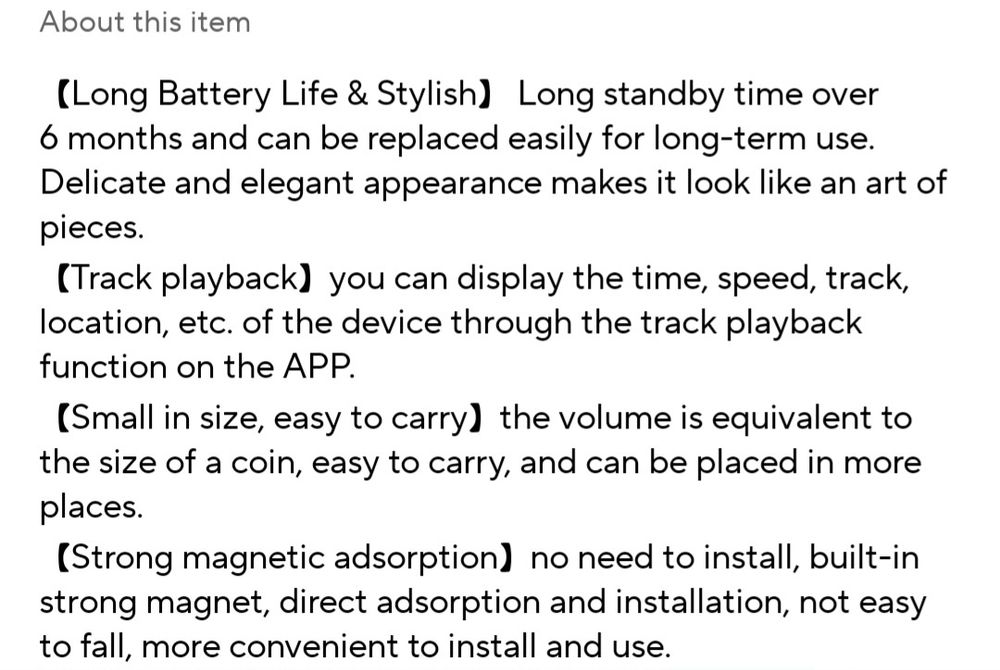 Mini GPS Тракер, Anti-Lost Locator