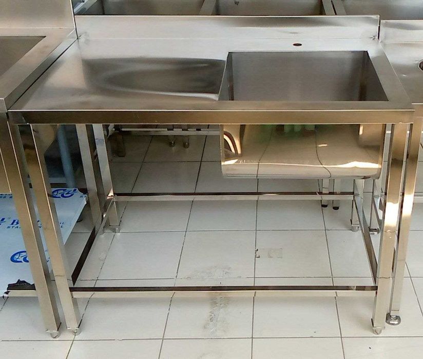 Мойка 1х секционная для садика, ресторан и для кухни нержавейка