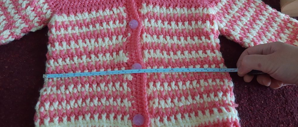 Bluza fetițe 2 -4 ani împletită manual