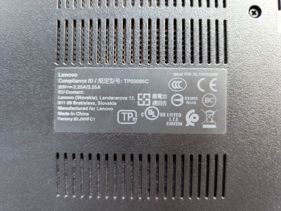 Lenovo ThinkPad E590 15.6" 1920x1080 i5-8265U 16GB RAM 500GB SSD