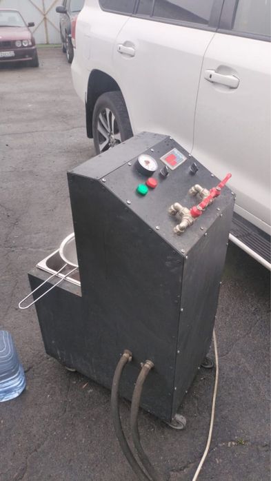 Промывка радиатора печки.