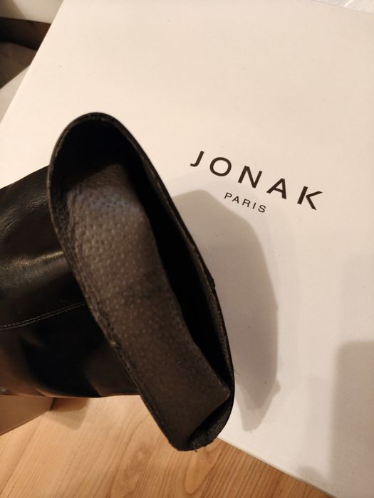 Cizme piele negre noi cu eticheta Jonak Paris