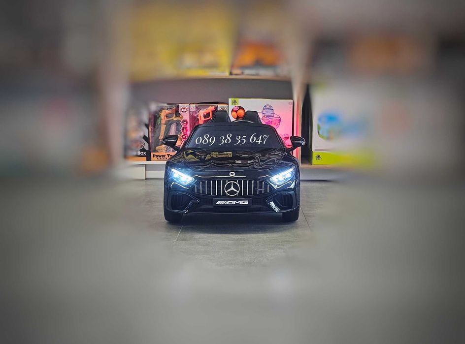 ТОП ЦЕНА!НОВО!Акумулаторна кола Mercedes SL63 AMG с 12V,меки гуми,BT