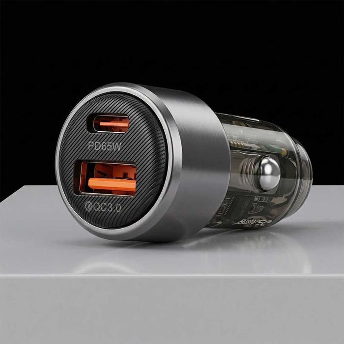 Зарядно за кола Blavec Nitro PD 65W + QC3.0 Type C/Type C USB