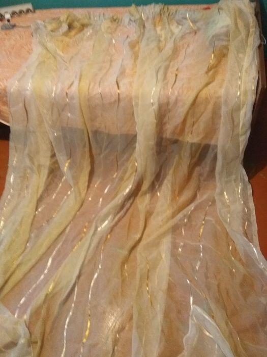 Отдам тюль за продукты