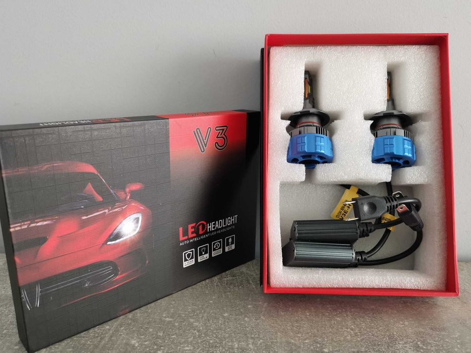 LED крушки за основни фарове  Н1  Н7  Н4 - 45 W, 6500LM